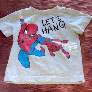 Marvel Spiderman Toddler Boys Short Sleeve Top 2T!